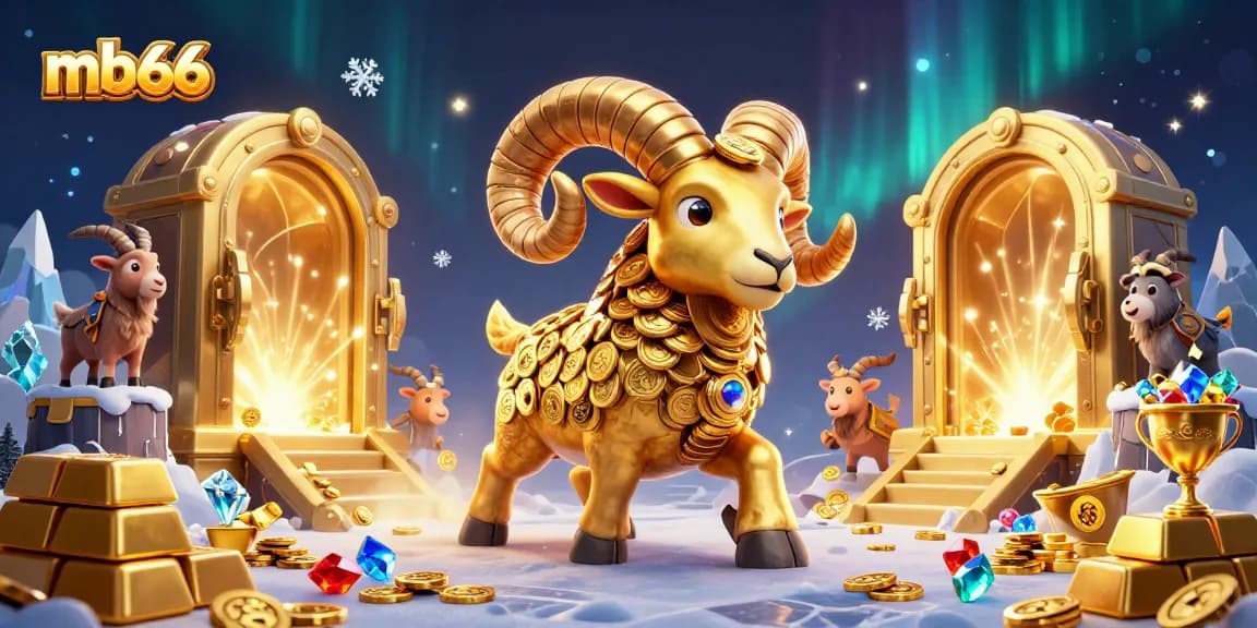 Engage in thrilling gameplay at mb66, highlighted by golden treasures and dynamic casino elements.