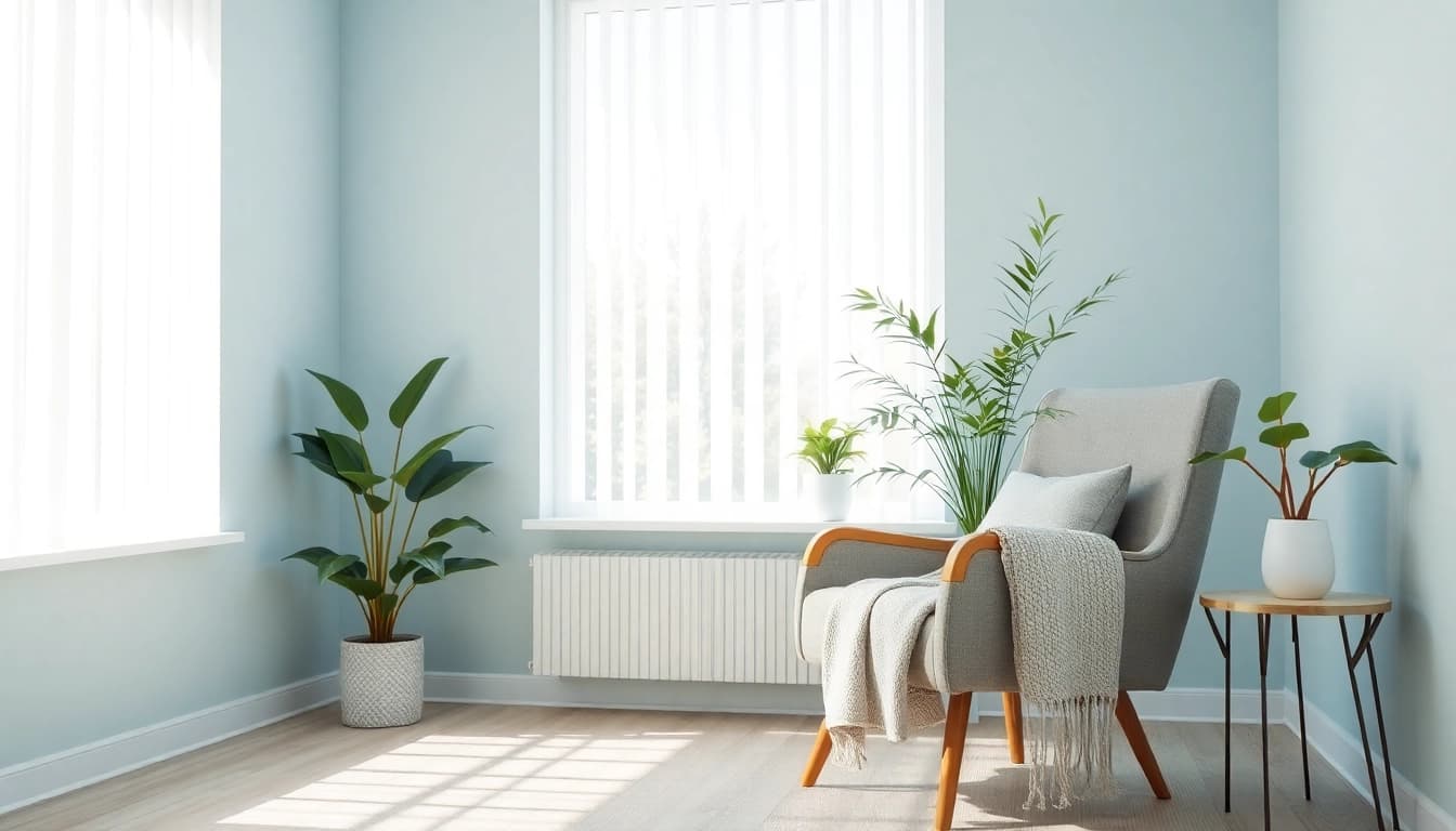 Engaging mental health tips displayed in a warm therapeutic setting promoting relaxation and support.