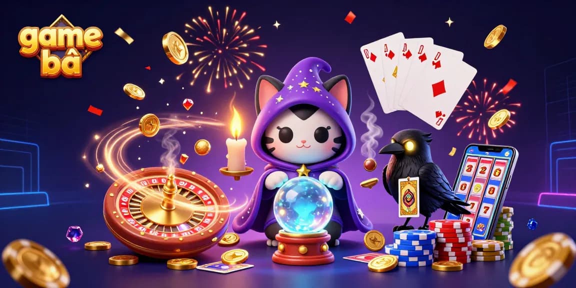 Experience game bài excitement with enchanting casino characters amidst vibrant visual elements.
