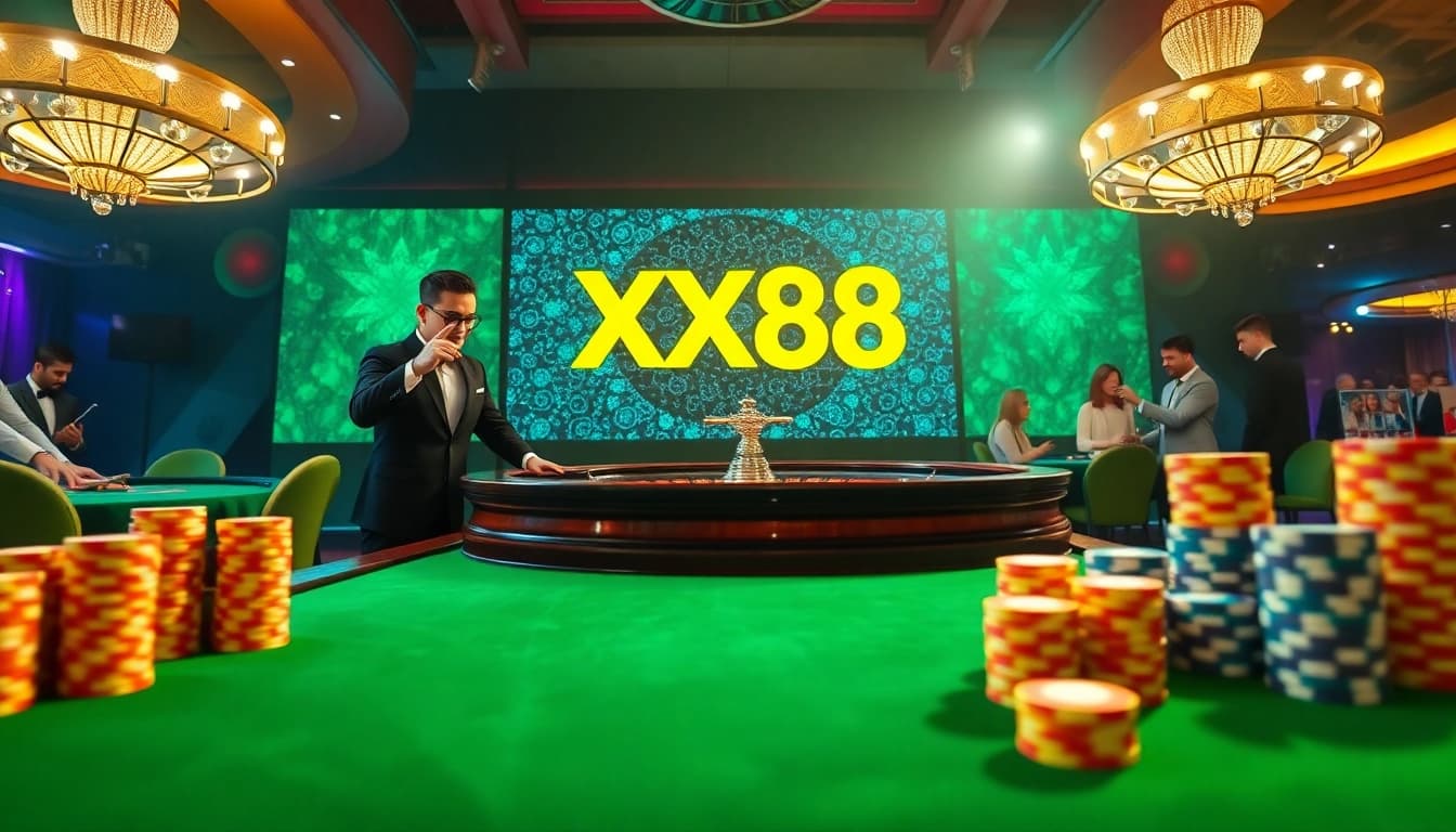 Experience the thrill of winning at XX88's luxurious casino tables and games.
