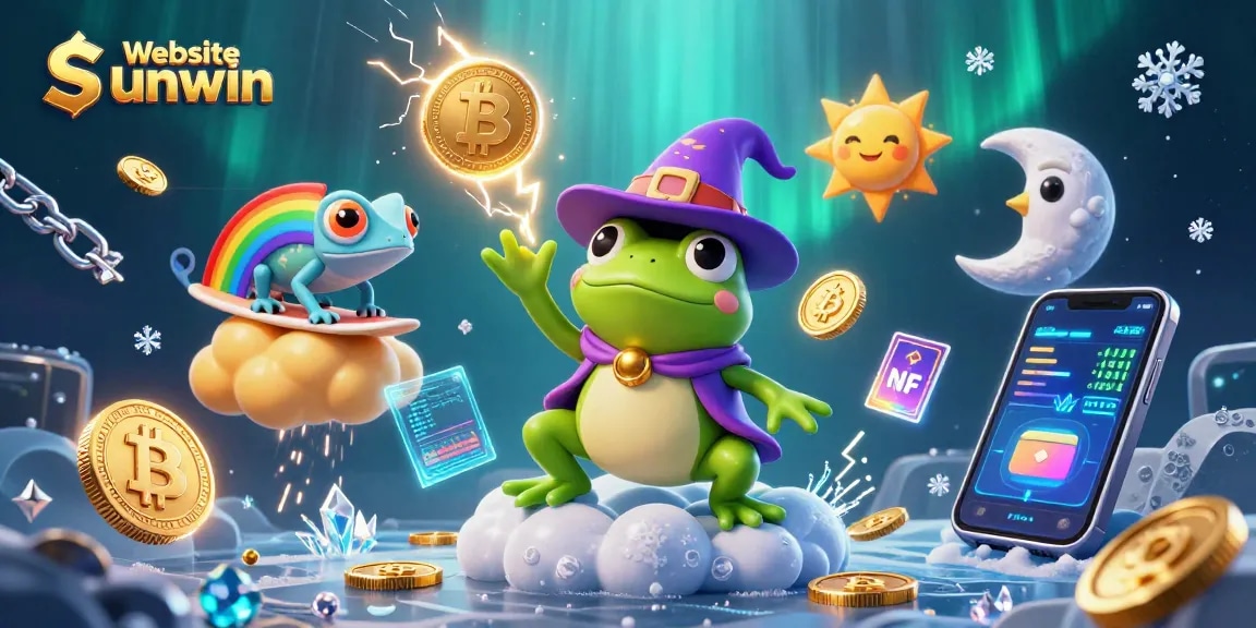 Join the excitement at Website Sunwin and watch the weather wizard frog create a storm of golden coins!