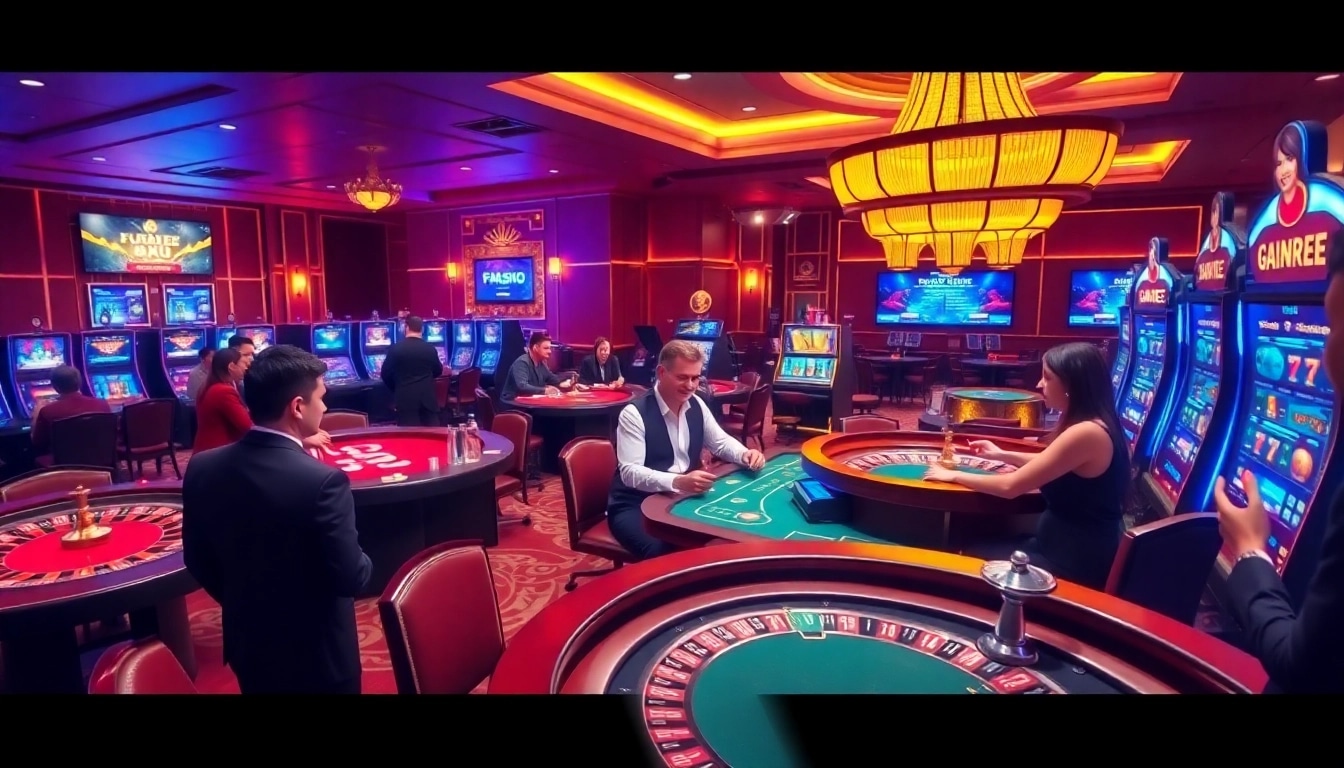 Experience thrilling gameplay at F8bet.com with vibrant casino tables and engaging players.