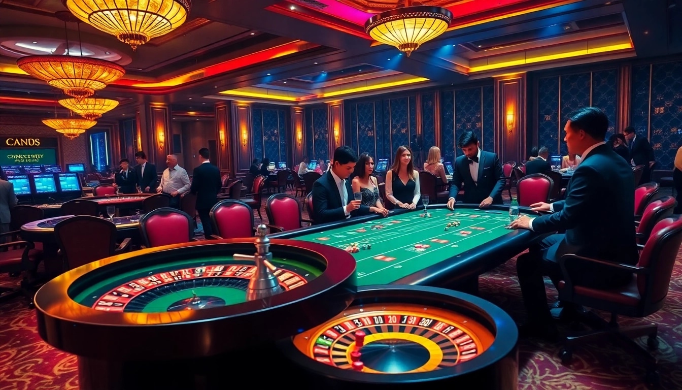 Experience the thrill of nhà cái 789p at a luxurious casino table.