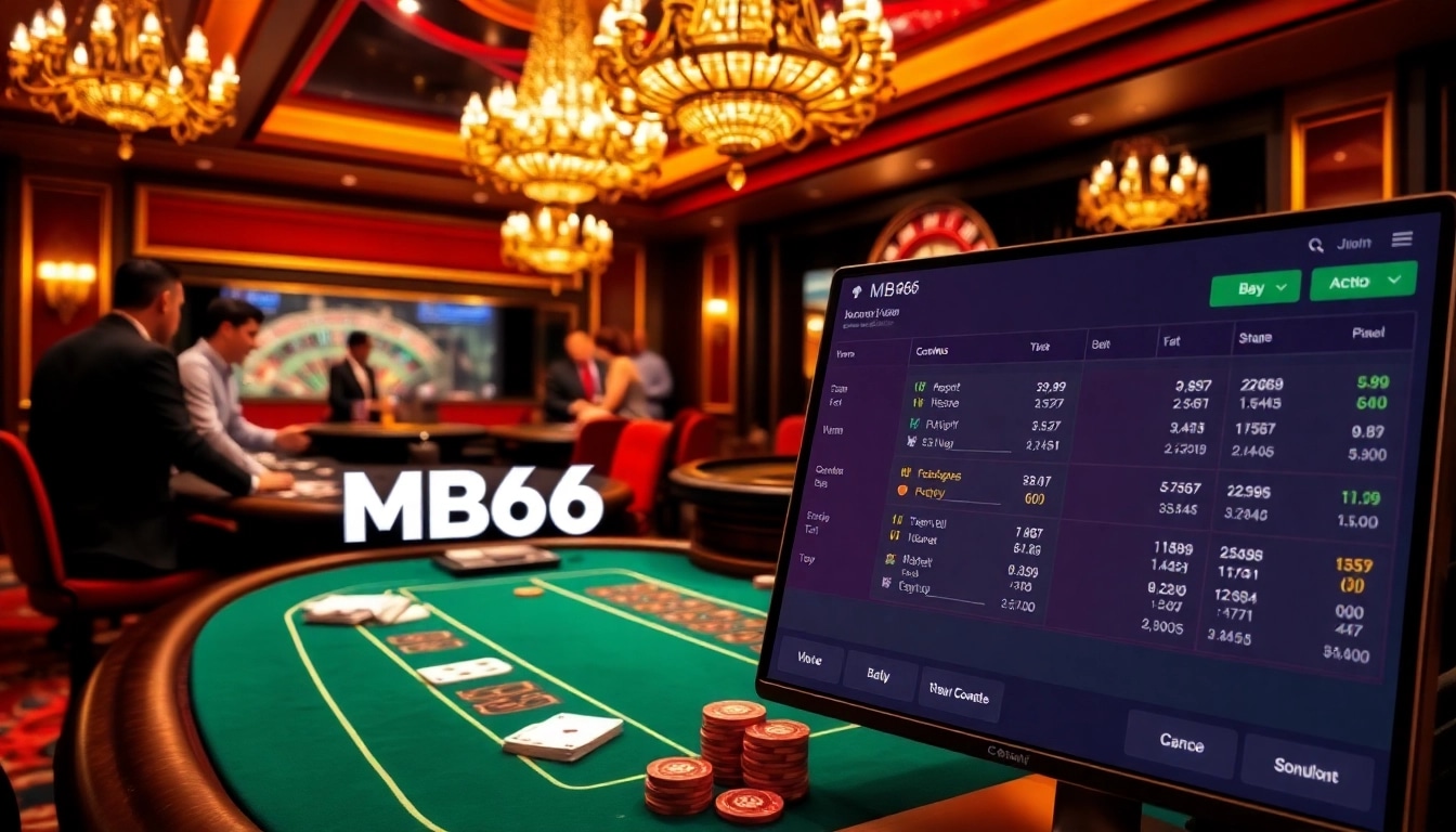 Experience high-stakes gaming at https://mb66.ski/, where poker chips and cards create excitement.