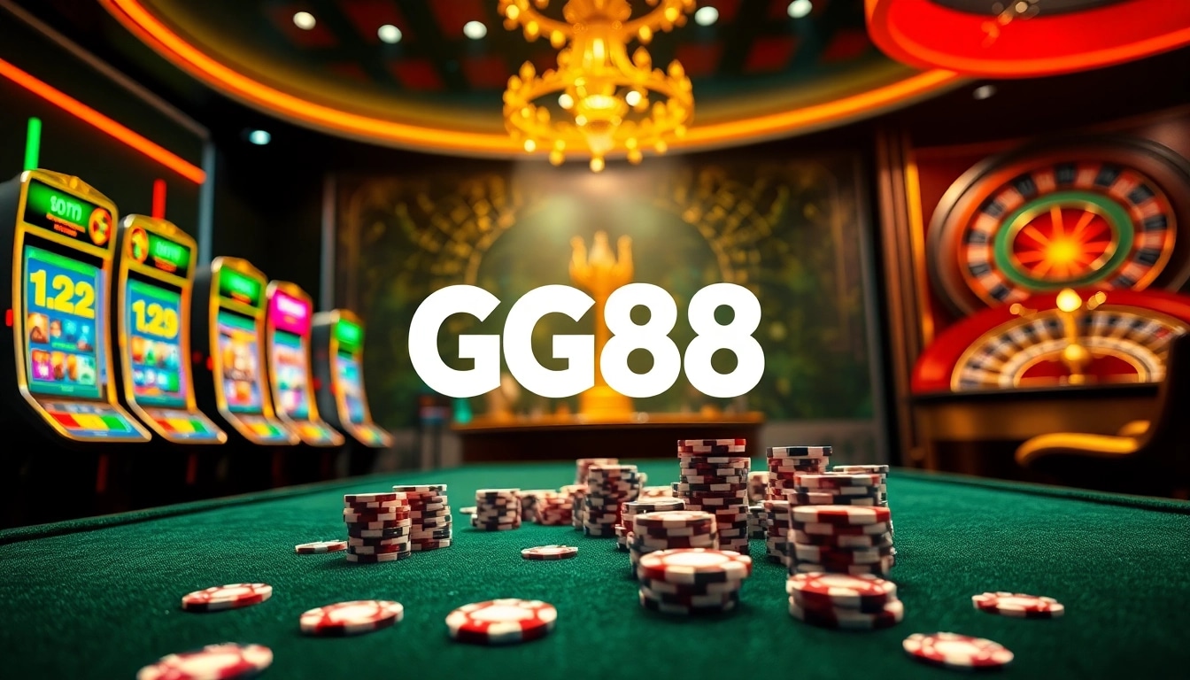 Experience the excitement of GG88 with vibrant slot machines and thrilling poker action.