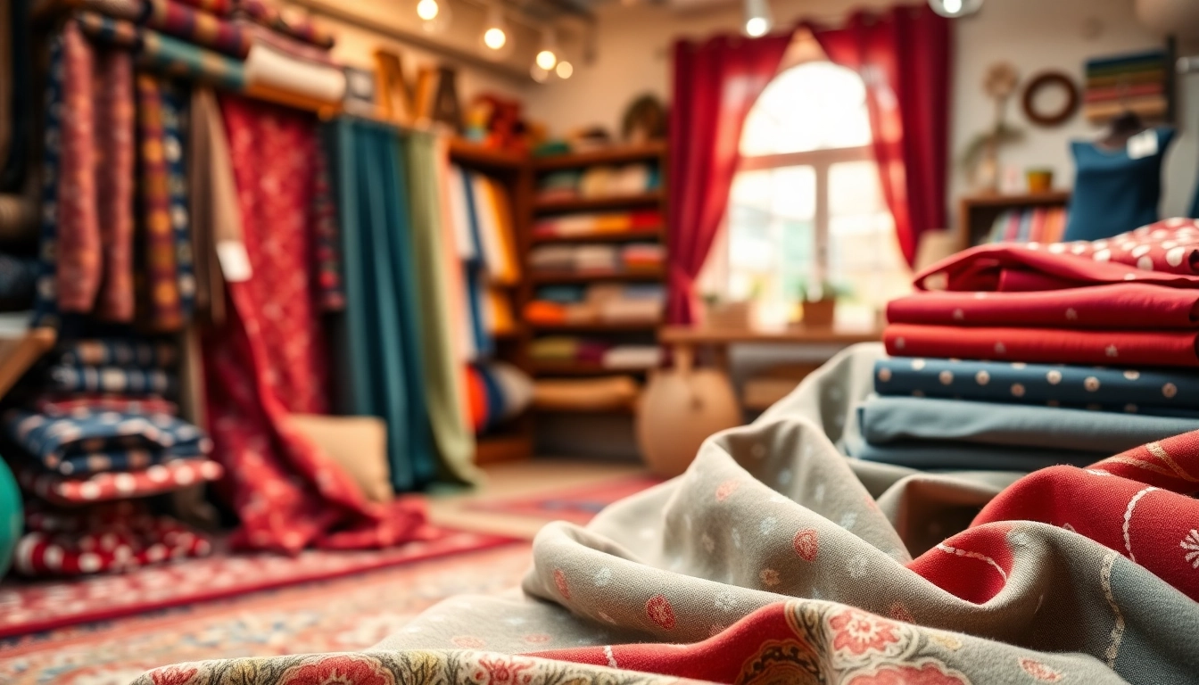 Koop hoogwaardige stoffen online in deze kleurrijke stoffen winkel online vol stijl en variëteit.