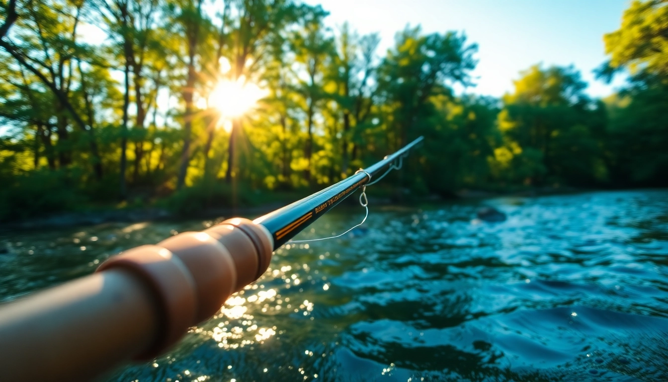 Fly fisher expertly using the best fly fishing rods, showcasing technique and nature's beauty.