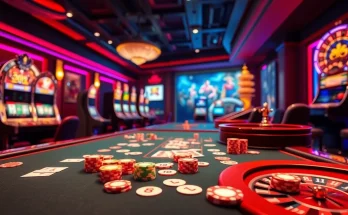 Experience the excitement of nohu90 with vibrant casino tables and dynamic slot machines.