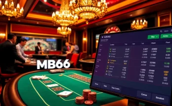 Experience high-stakes gaming at https://mb66.ski/, where poker chips and cards create excitement.