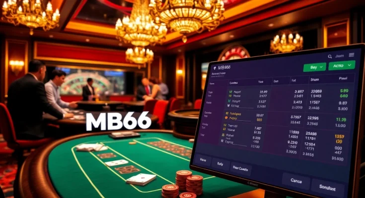 Experience high-stakes gaming at https://mb66.ski/, where poker chips and cards create excitement.