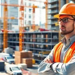 New York Commercial General Contractor managing an active construction site with cranes.