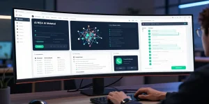 Efficiently logging into whatsapp网页版登入 via innovative AI tools in a professional workspace.
