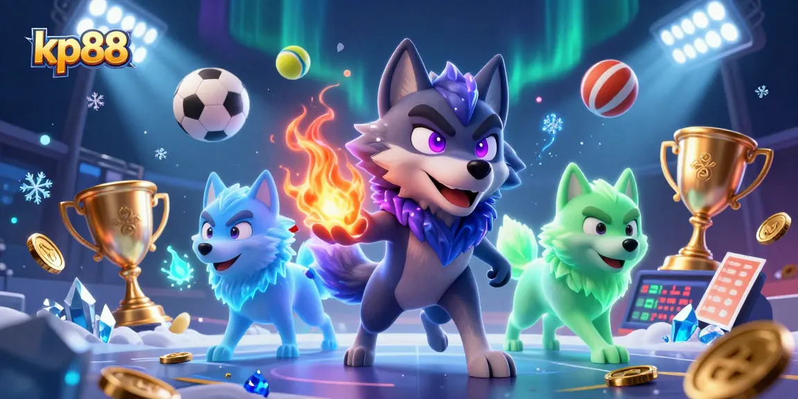 Experience thrilling action at kp88 as the ghostly wolf trio leads the casino adventure with sports elements.