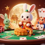 Engage in thrilling poker action with qs88 while the moon rabbit reveals treasures.