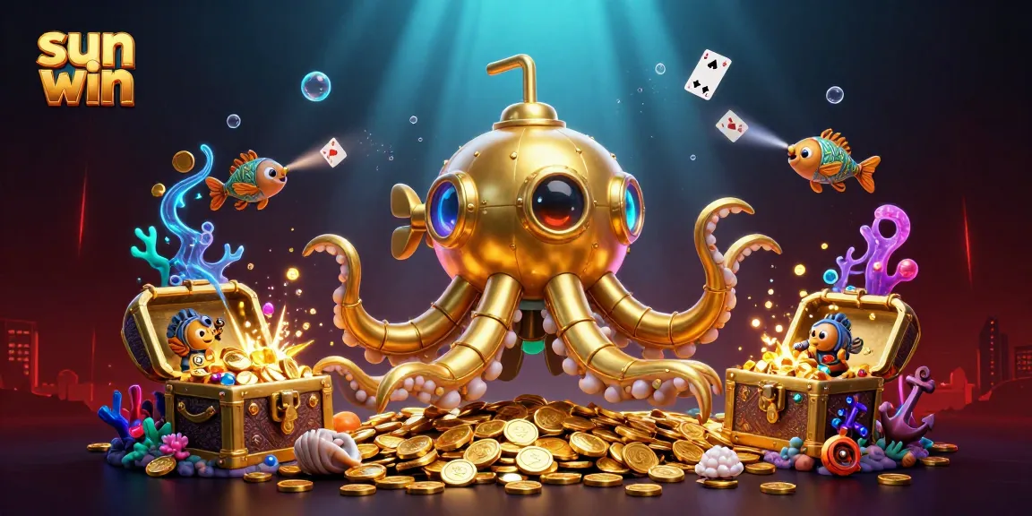Experience the thrill of sun win with a vibrant 3D underwater casino adventure.