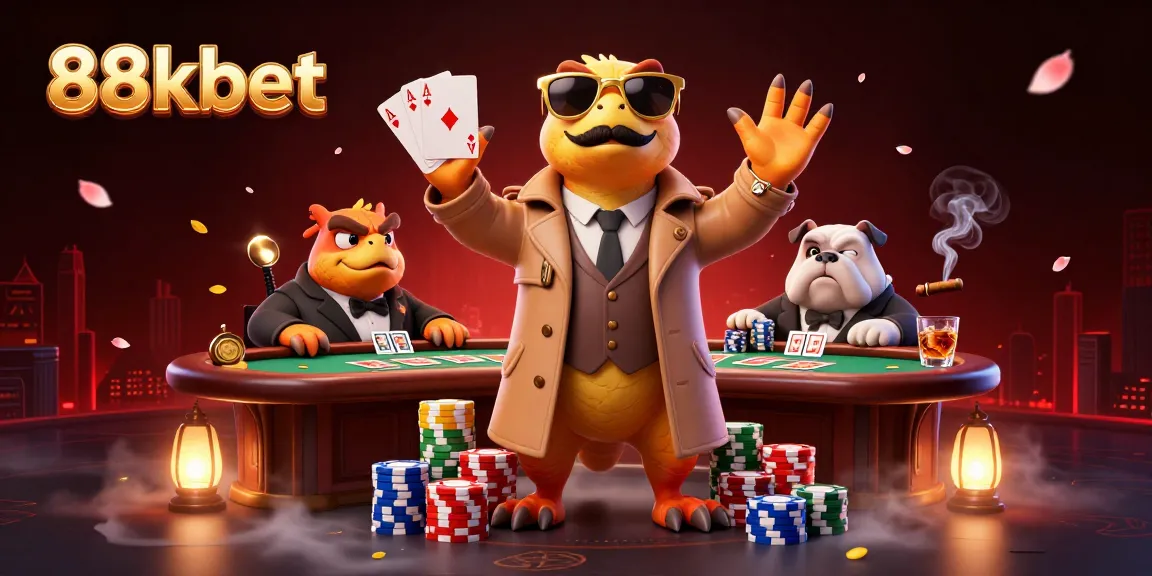 Experience the thrill at 88kbet where fun meets strategy in an immersive casino scene.
