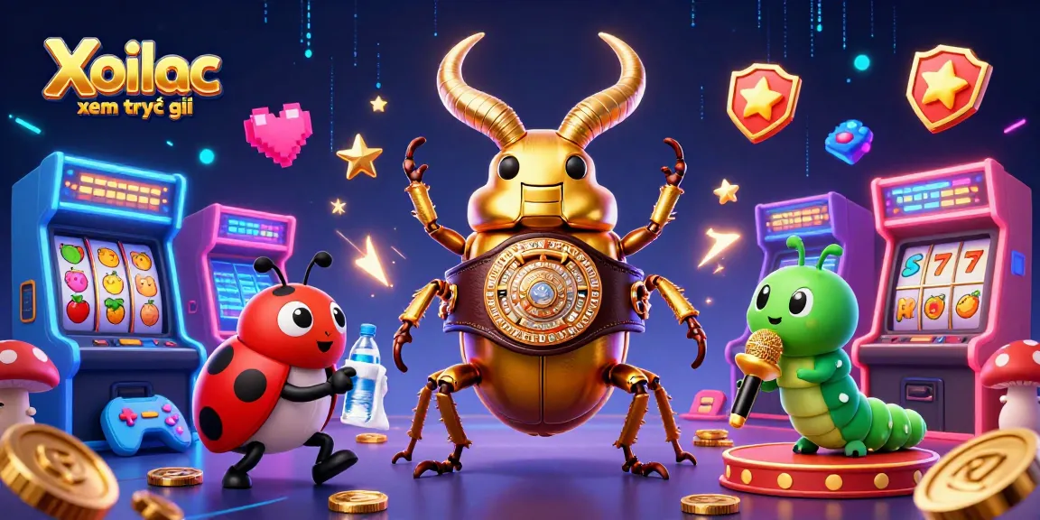 Experience thrilling gameplay with Xoilac xem trực tiếp featuring unique characters in vibrant casino design.