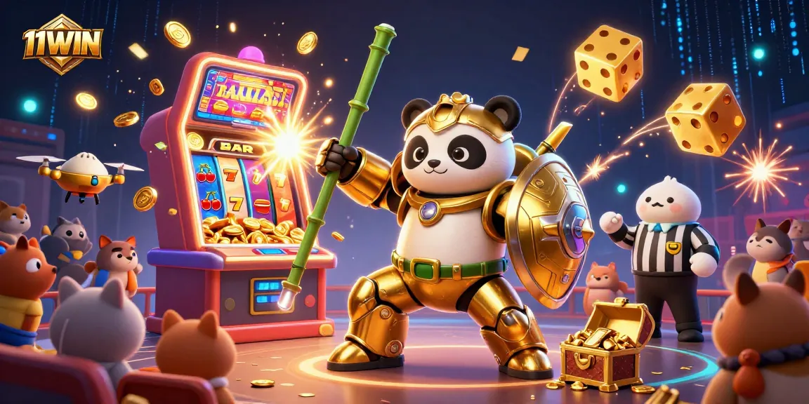 Win big with 11WIN while enjoying an exciting, vibrant casino-themed adventure.