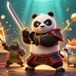 Engage with the best online casino games in an exciting 3D illustration showcasing vibrant characters and thrilling game elements.