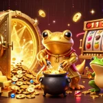 Experience 11WIN's enchanting world of gold and slots with vibrant illustrations.